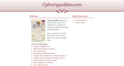 Desktop Screenshot of cybrarygoddess.com