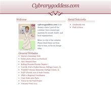 Tablet Screenshot of cybrarygoddess.com